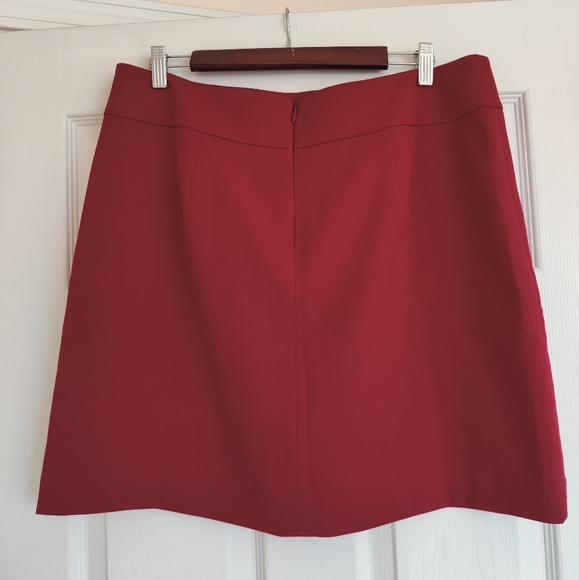 NWT Red LOFT Skirt - Picture 3 of 10